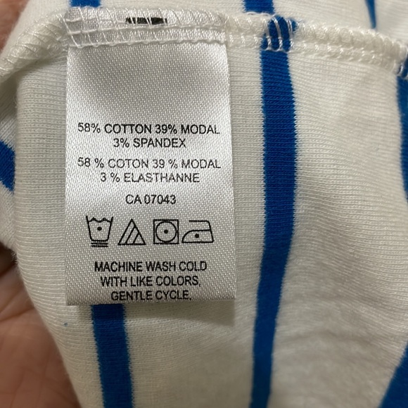 Cynthia Rowley striped tank top (sz XL) - Picture 5 of 7